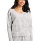 Port & Co ™  Women's Beach Wash ®  Cloud Tie-Dye V-Neck Sweatshirt LPC140V