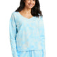 Port & Co ™  Women's Beach Wash ®  Cloud Tie-Dye V-Neck Sweatshirt LPC140V