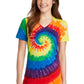 Port & Co ™  Women's Tie-Dye V-Neck Tee.  LPC147V