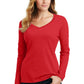 Port & Co ™  Women's Long Sleeve Fan Favorite V-Neck Tee. LPC450VLS