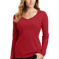 Port & Co ™  Women's Long Sleeve Fan Favorite V-Neck Tee. LPC450VLS