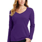 Port & Co ™  Women's Long Sleeve Fan Favorite V-Neck Tee. LPC450VLS