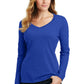 Port & Co ™  Women's Long Sleeve Fan Favorite V-Neck Tee. LPC450VLS