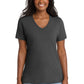 Port & Co ™  Women's Core Cotton V-Neck Tee. LPC54V