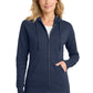 Port & Co ™  Women's Core Fleece Full-Zip Hooded Sweatshirt. LPC78ZH