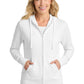 Port & Co ™  Women's Core Fleece Full-Zip Hooded Sweatshirt. LPC78ZH
