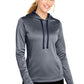 Sport-Tek  ®  Women's PosiCharge  ®  Sport-Wick  ®  Heather Fleece Hooded Pullover. LST264