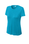 Sport-Tek Women's PosiCharge Competitor Tee LST350 - Atomic Blue - Front (flat)