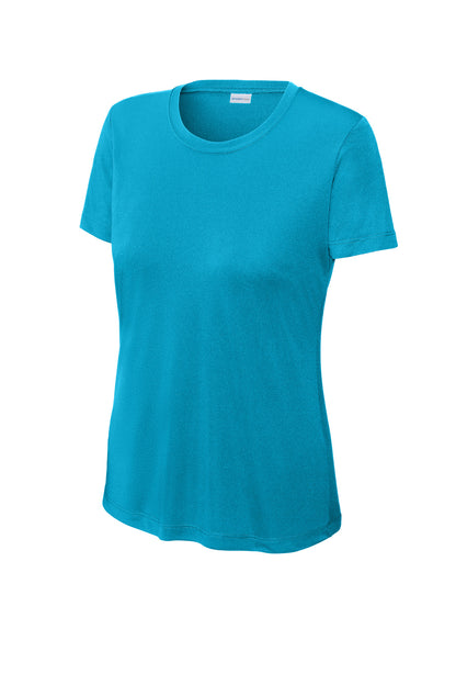 Sport-Tek Women's PosiCharge Competitor Tee LST350 - Atomic Blue - Front (flat)