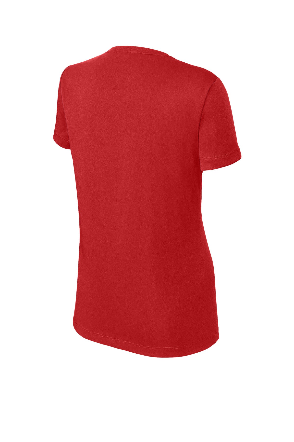Sport-Tek Women's PosiCharge Competitor Tee LST350 - Deep Red - Back (flat)