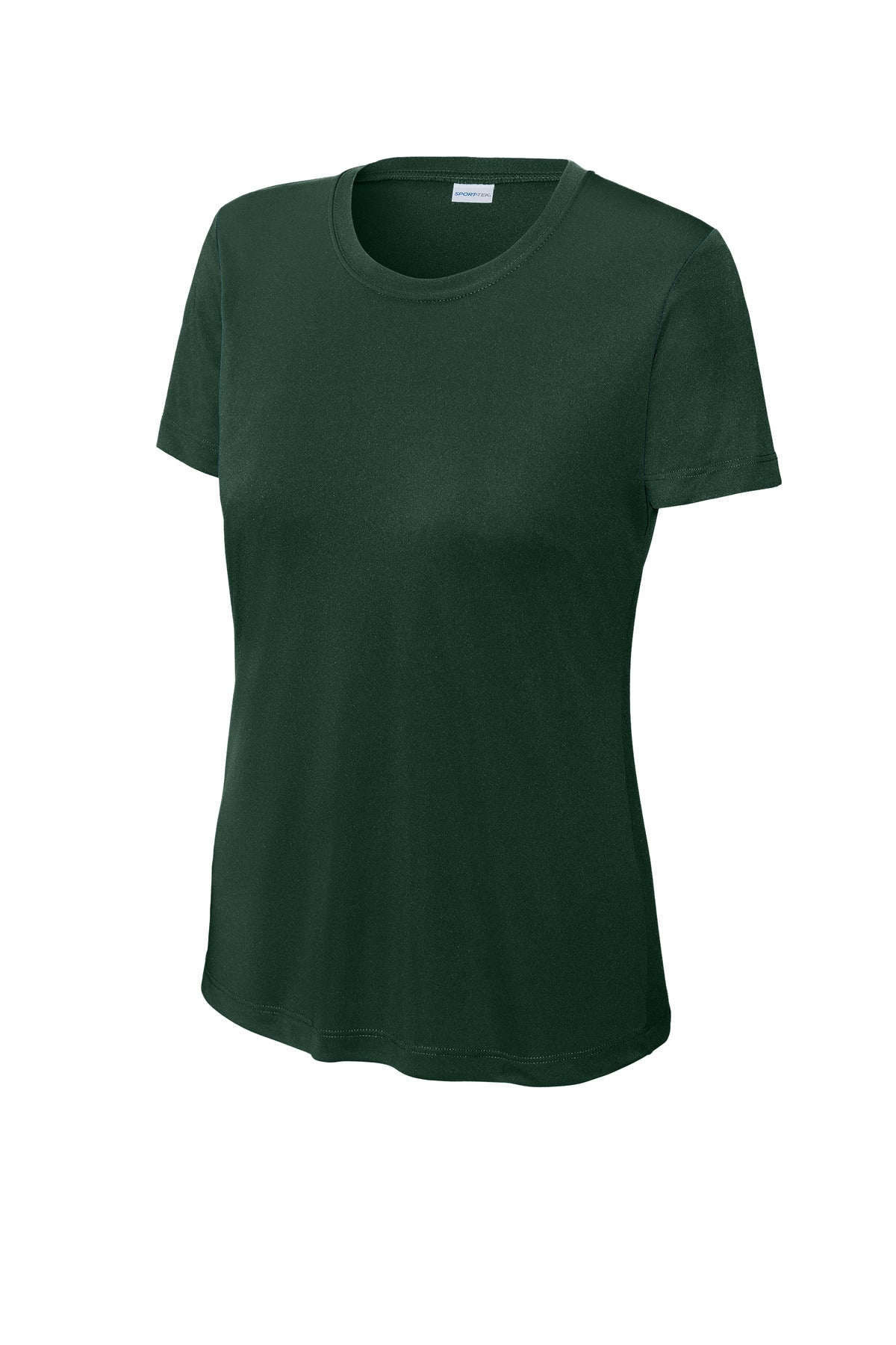 Sport-Tek Women's PosiCharge Competitor Tee LST350 - Forest Green - Front (flat)