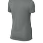 Sport-Tek Women's PosiCharge Competitor Tee LST350 - Iron Grey Heather - Back (flat)