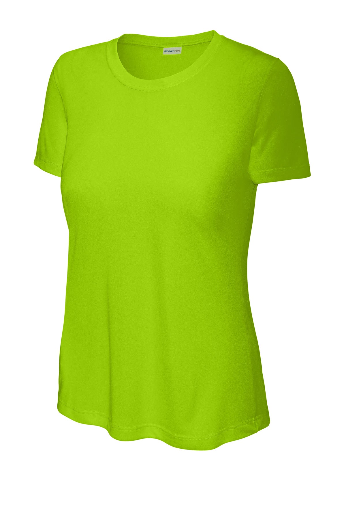 Sport-Tek Women's PosiCharge Competitor Tee LST350 - Lime Shock - Front (flat)