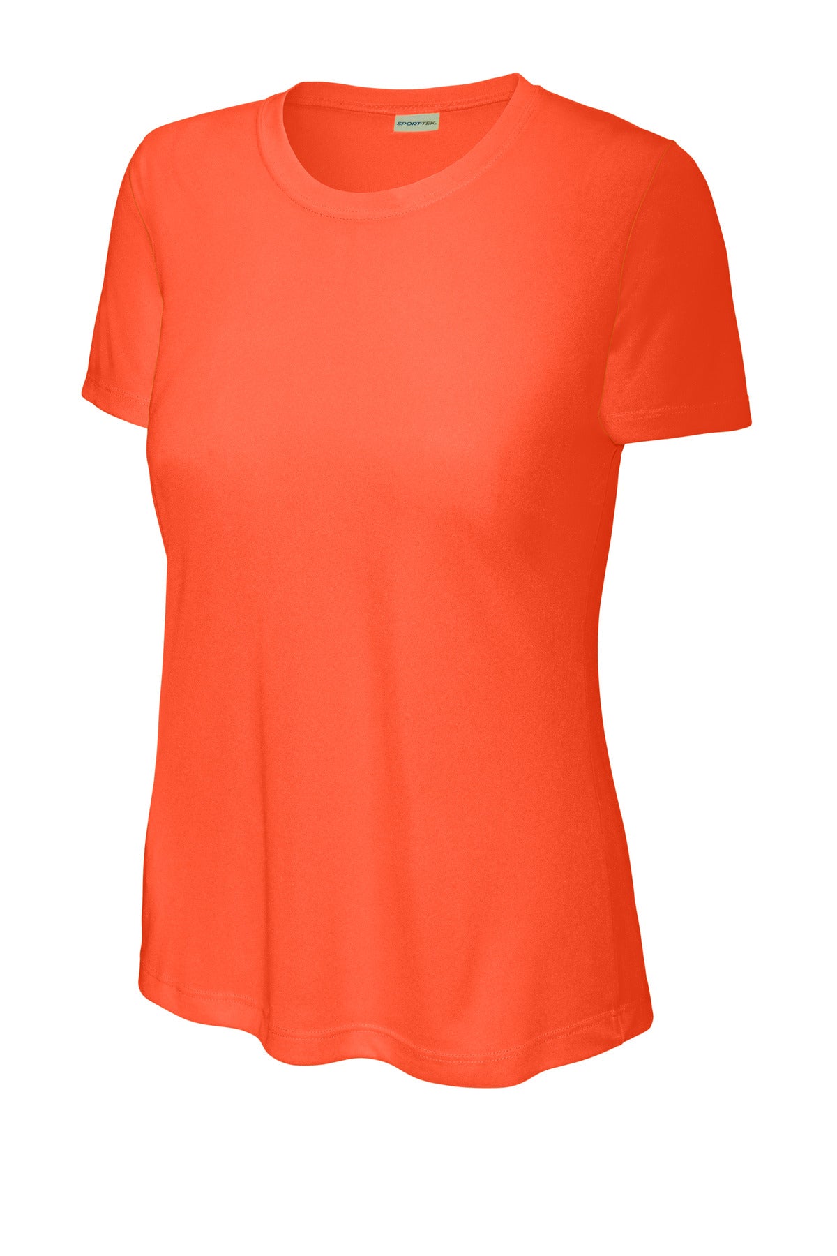 Sport-Tek Women's PosiCharge Competitor Tee LST350 - Neon Orange - Front (flat)