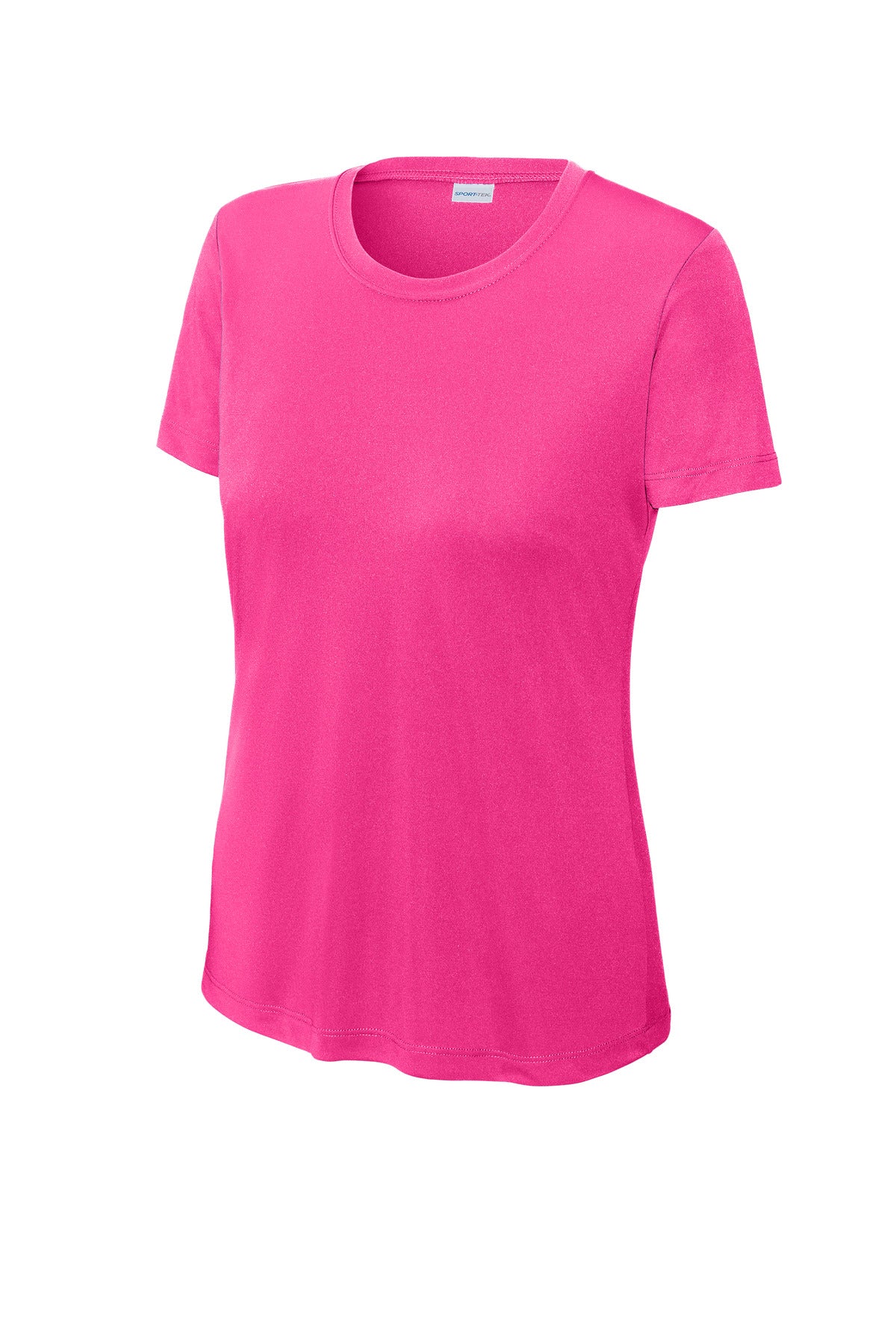Sport-Tek Women's PosiCharge Competitor Tee LST350 - Neon Pink - Front (flat)
