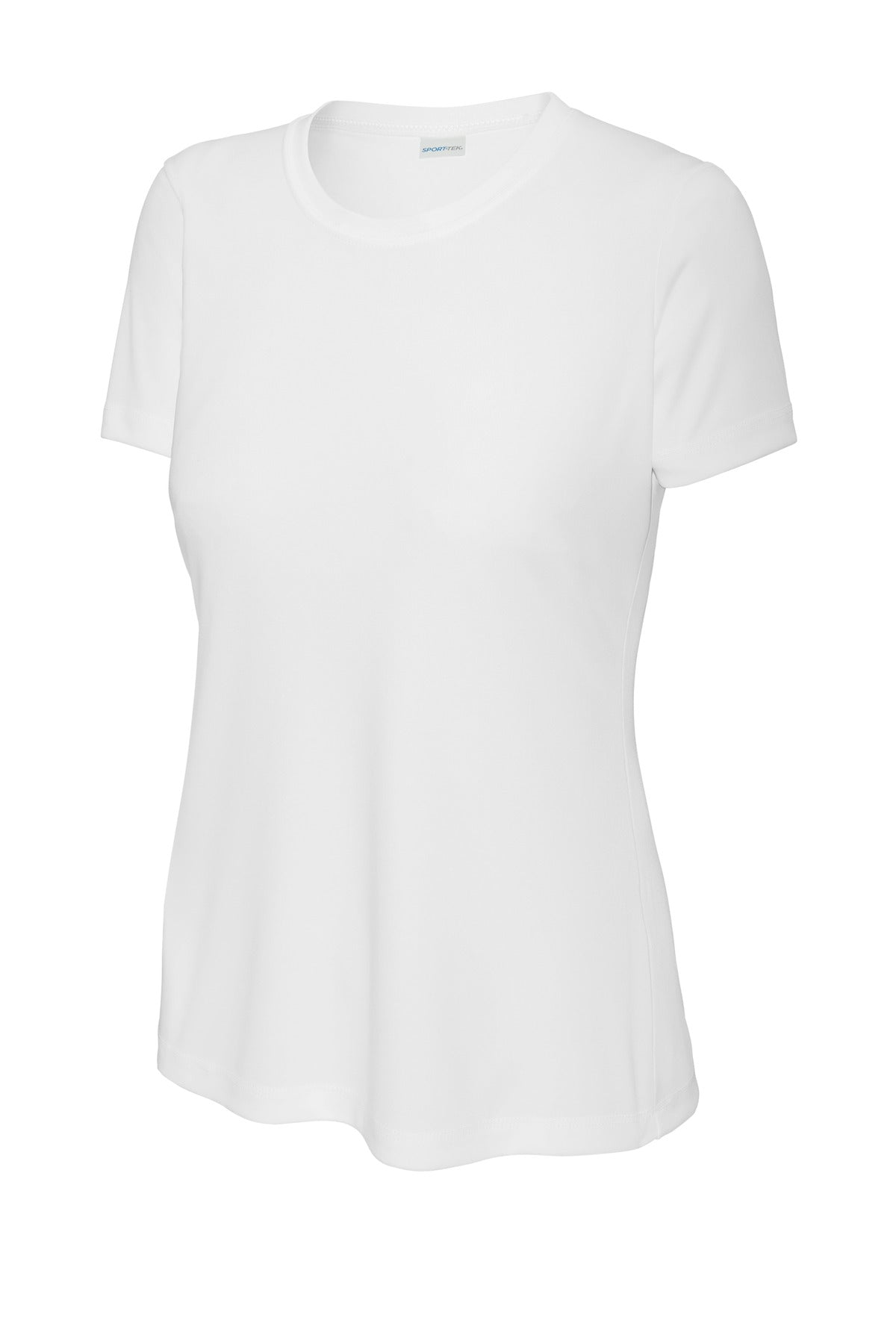 Sport-Tek Women's PosiCharge Competitor Tee LST350 - White - Front (flat)
