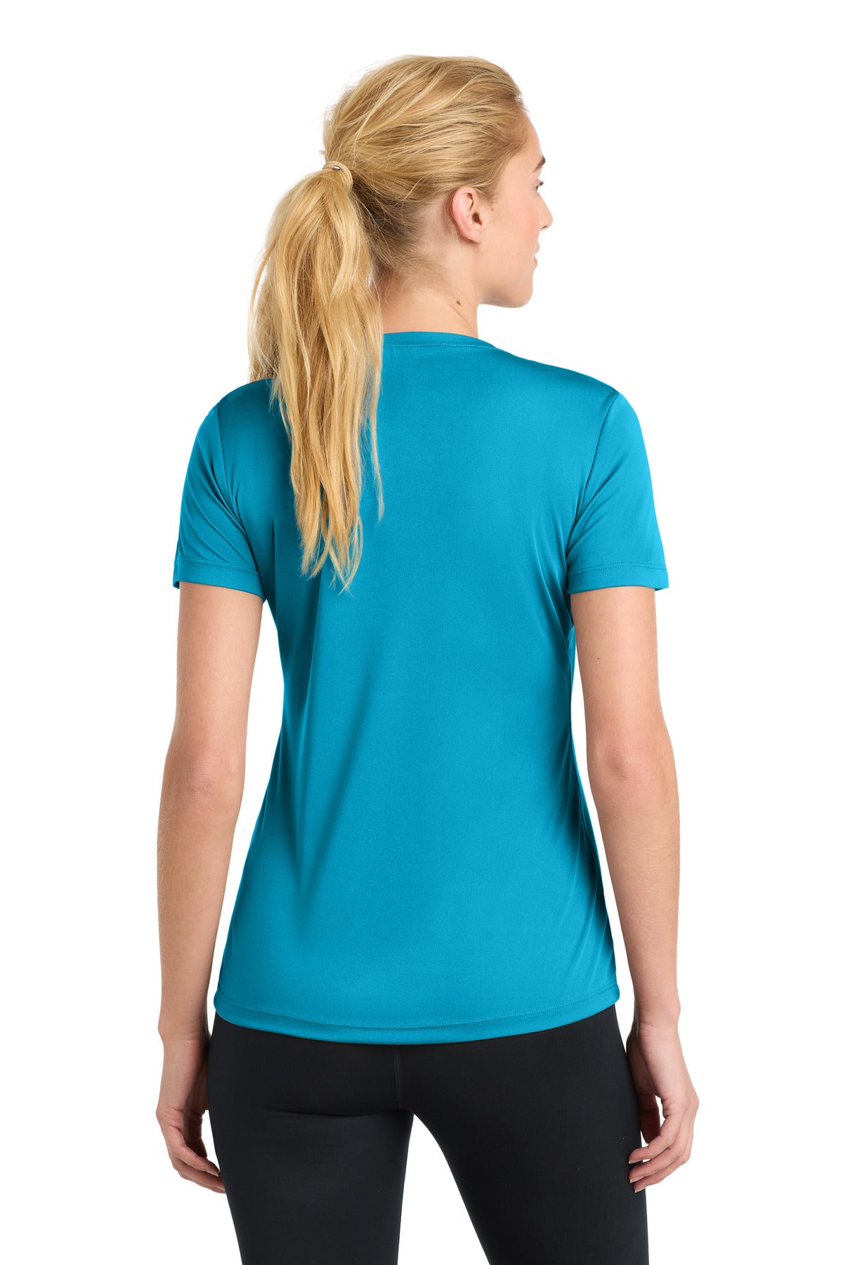 Sport-Tek Women's PosiCharge Competitor Tee LST350 - Atomic Blue - Back
