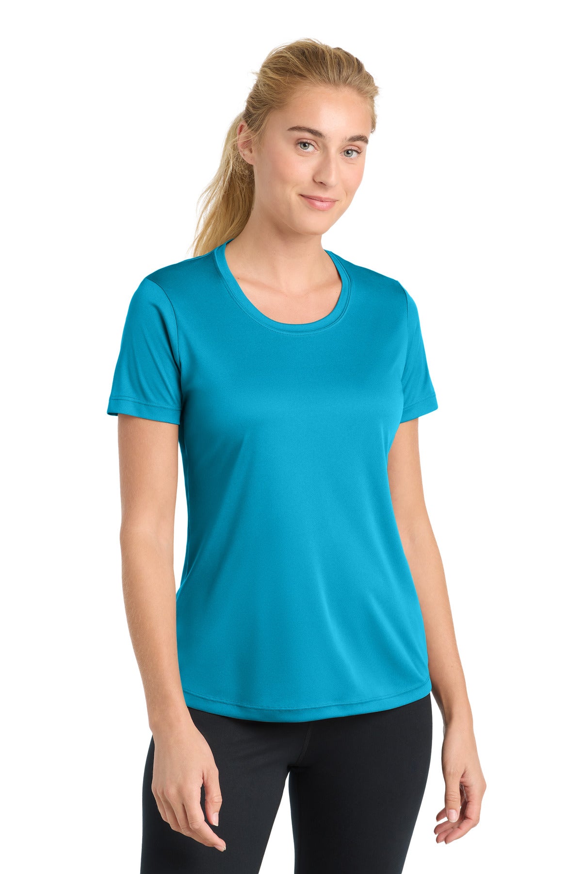 Sport-Tek Women's PosiCharge Competitor Tee LST350 - Atomic Blue - Front