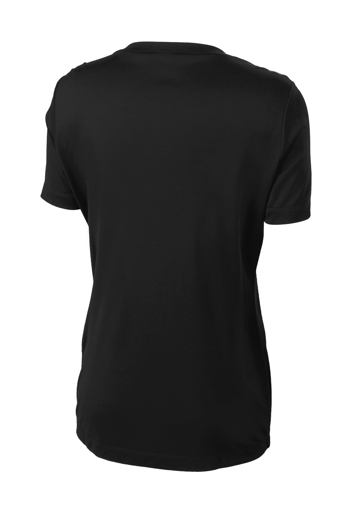 Sport-Tek Women's PosiCharge Competitor Tee LST350 - Black - Back (flat)