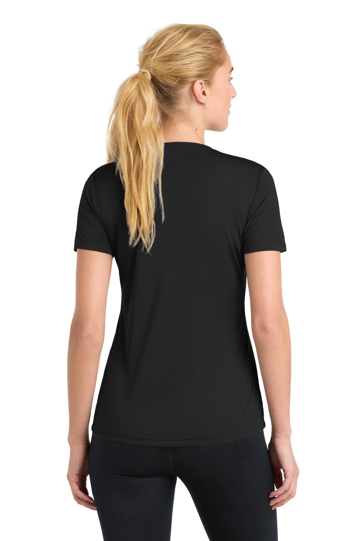 Sport-Tek Women's PosiCharge Competitor Tee LST350 - Black - Back