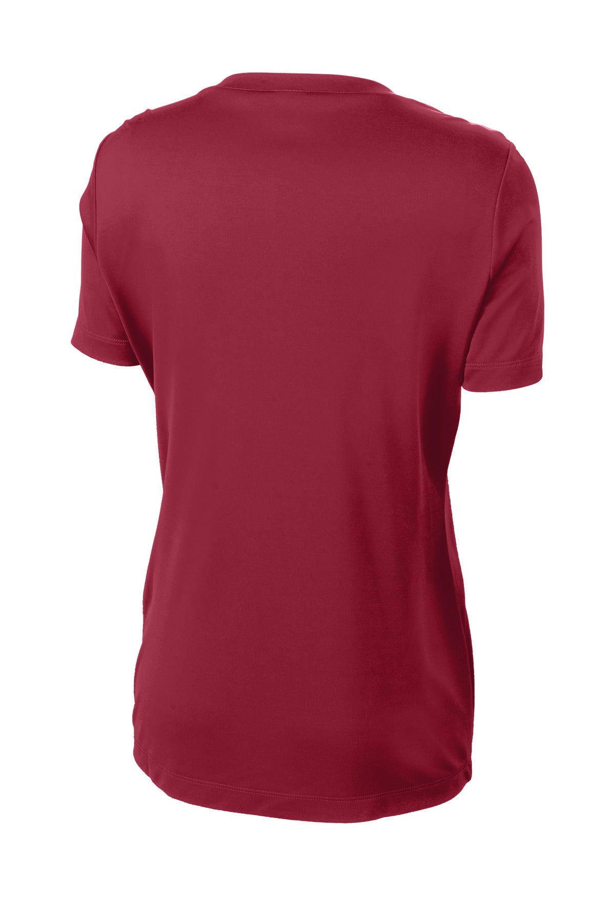 Sport-Tek Women's PosiCharge Competitor Tee LST350 - Cardinal - Back (flat)