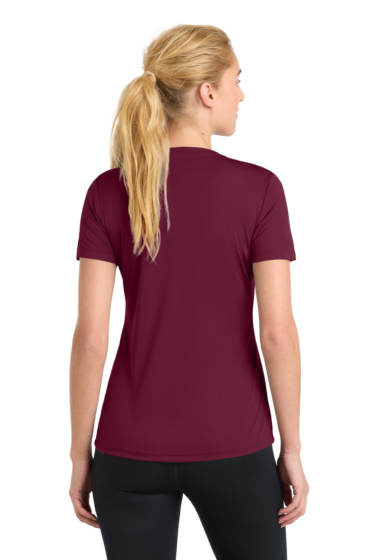 Sport-Tek Women's PosiCharge Competitor Tee LST350 - Cardinal - Back