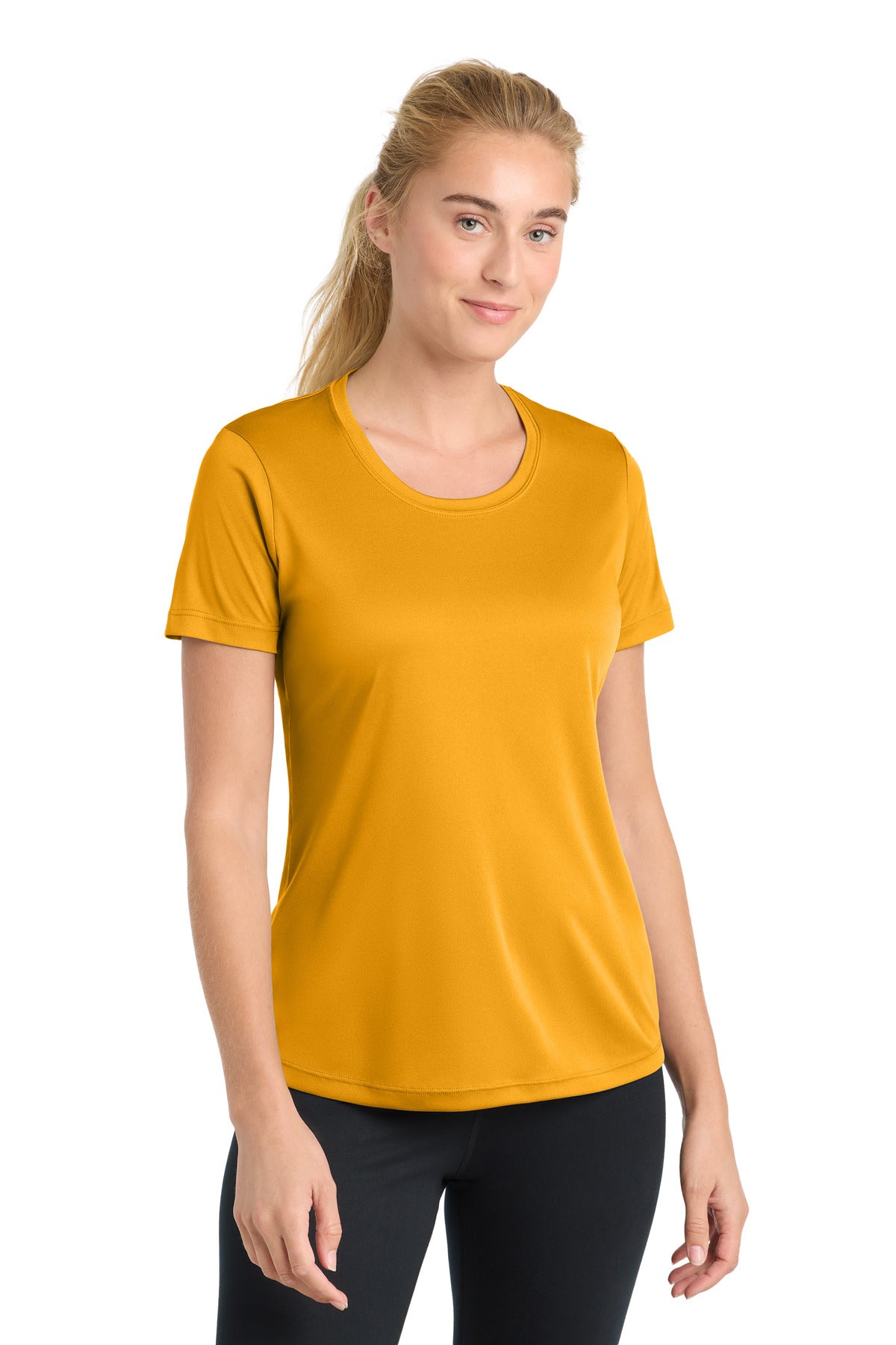 Sport-Tek Women's PosiCharge Competitor Tee LST350 - Gold - Front