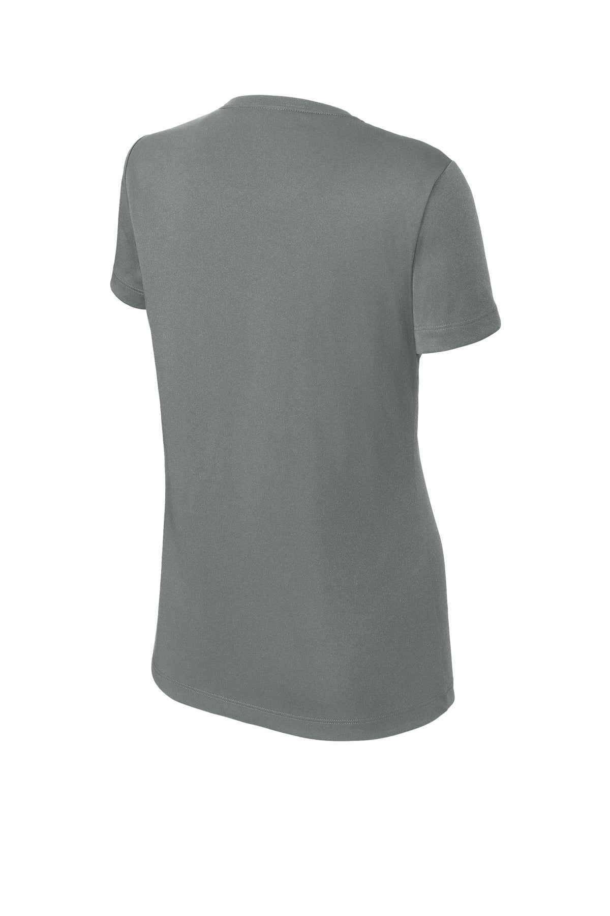 Sport-Tek Women's PosiCharge Competitor Tee LST350 - Grey Concrete - Back (flat)
