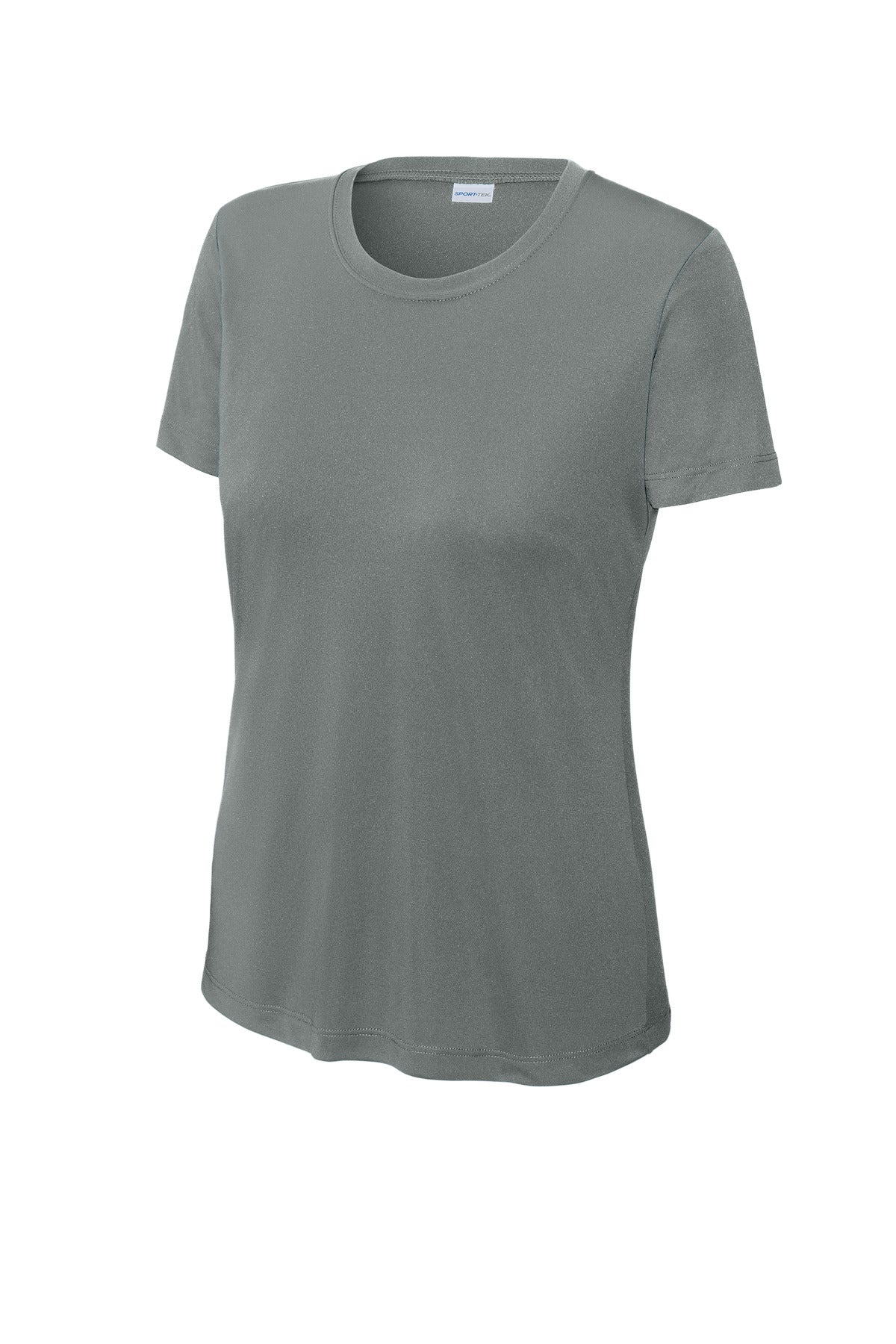 Sport-Tek Women's PosiCharge Competitor Tee LST350 - Grey Concrete - Front (flat)