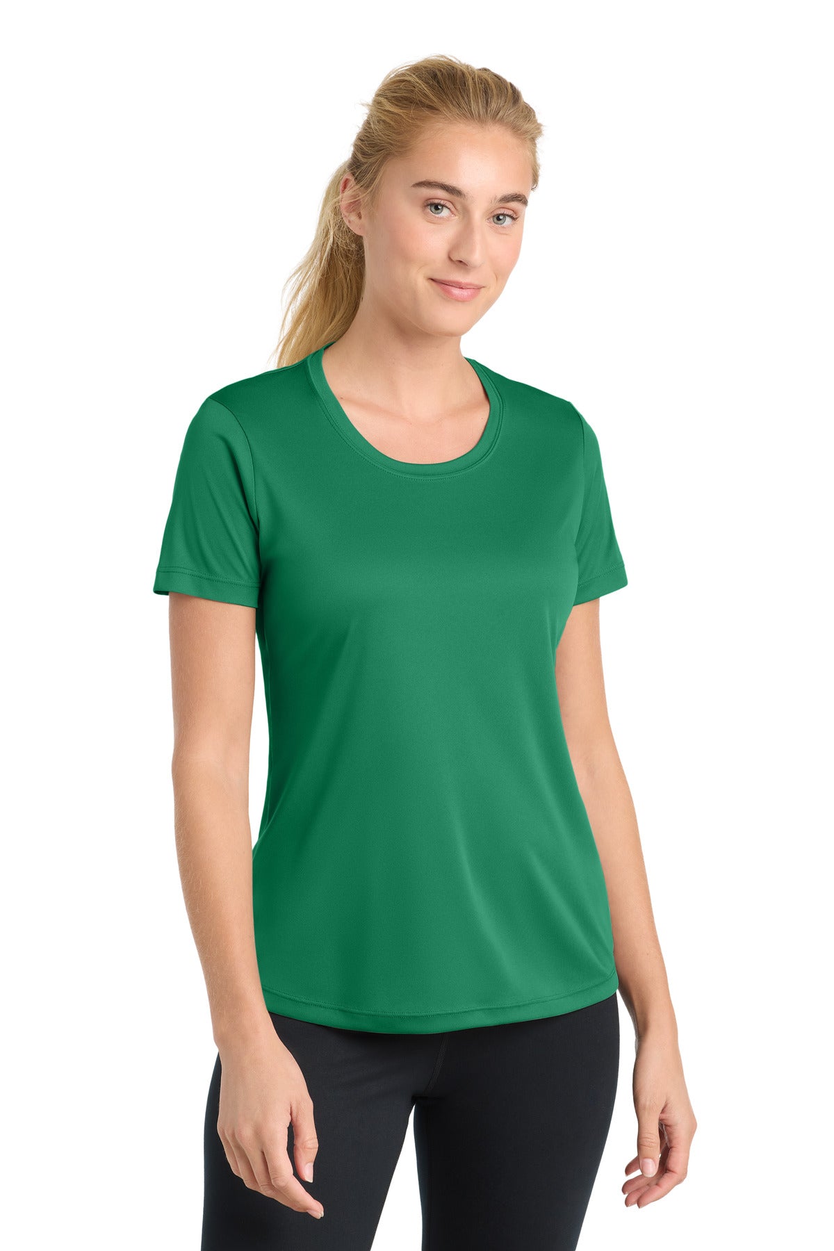 Sport-Tek Women's PosiCharge Competitor Tee LST350 - Kelly Green - Front