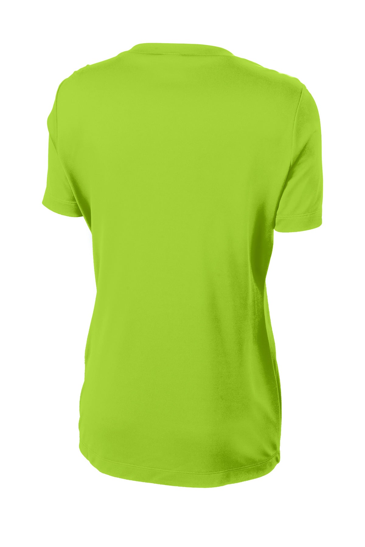 Sport-Tek Women's PosiCharge Competitor Tee LST350 - Lime Shock - Back (flat)