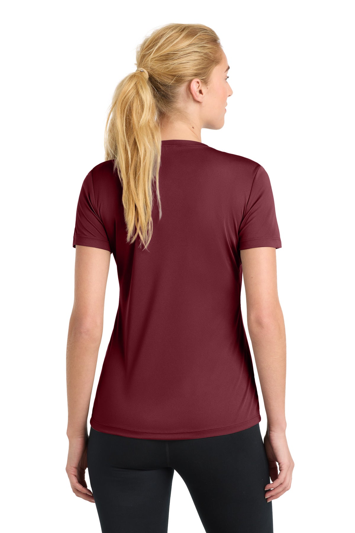 Sport-Tek Women's PosiCharge Competitor Tee LST350 - Maroon - Back