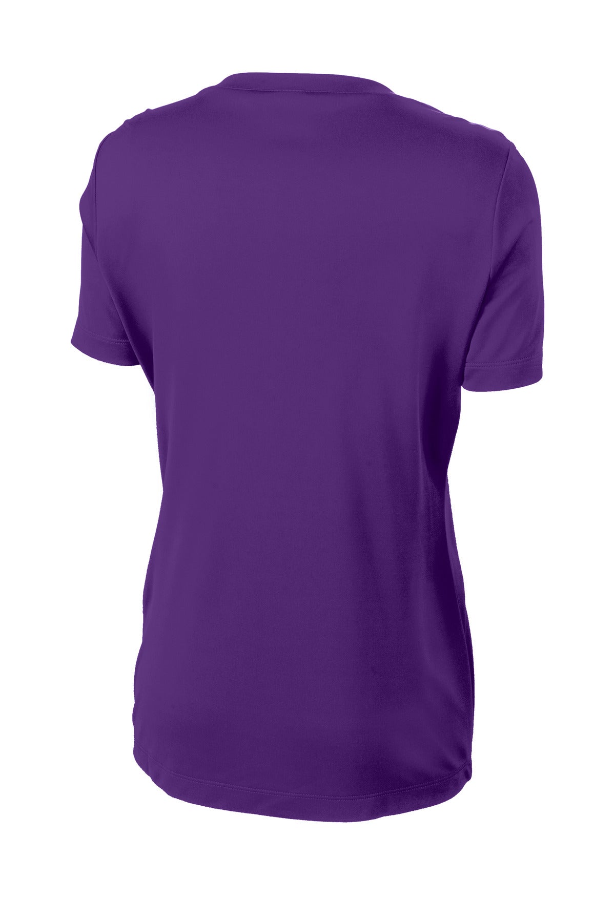 Sport-Tek Women's PosiCharge Competitor Tee LST350 - Purple - Back (flat)
