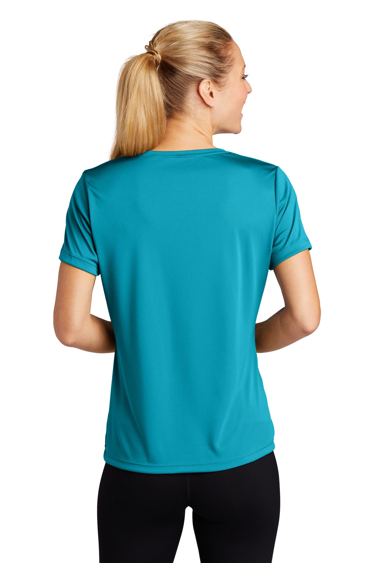 Sport-Tek Women's PosiCharge Competitor Tee LST350 - Tropic Blue - Back