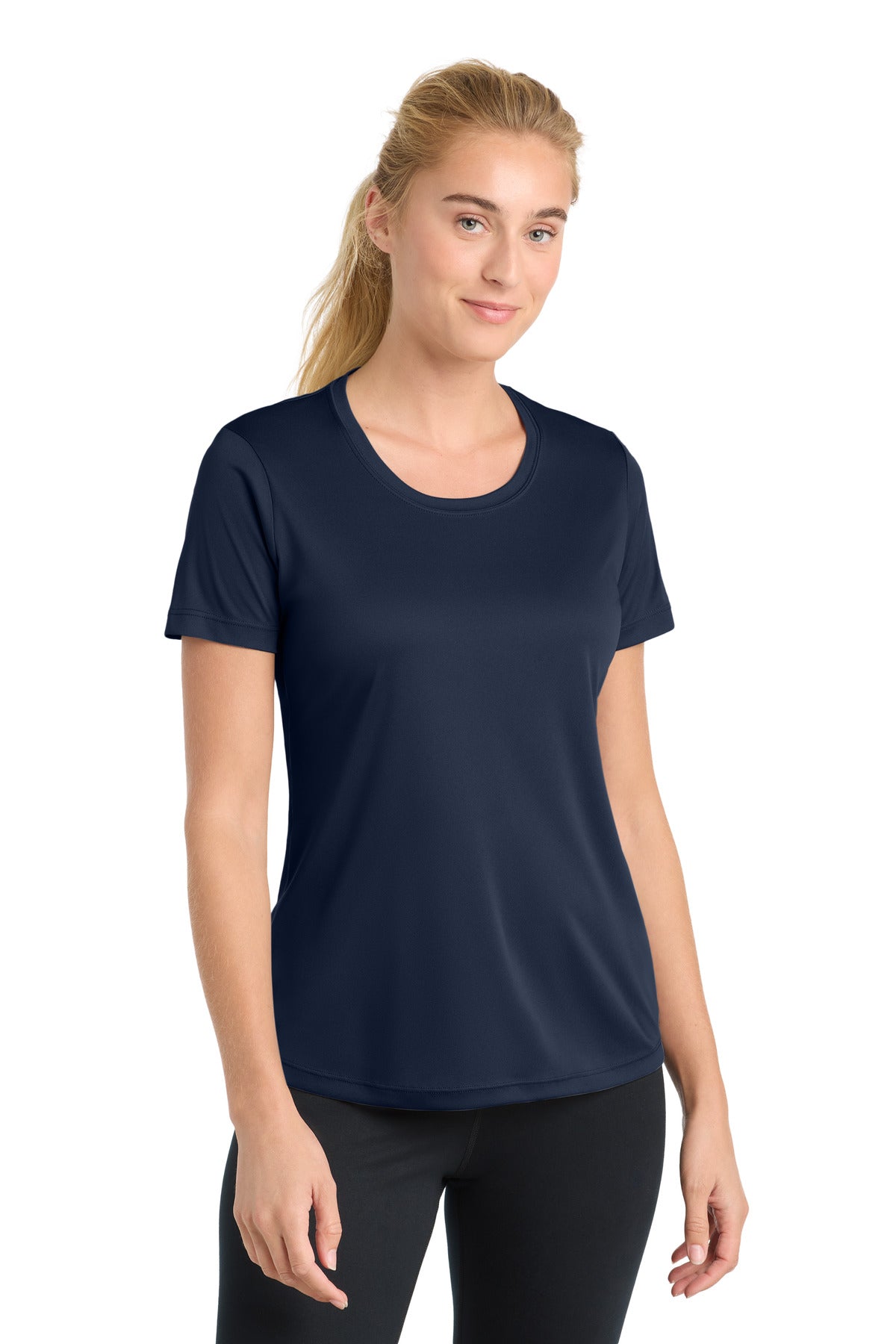 Sport-Tek Women's PosiCharge Competitor Tee LST350 - True Navy - Front