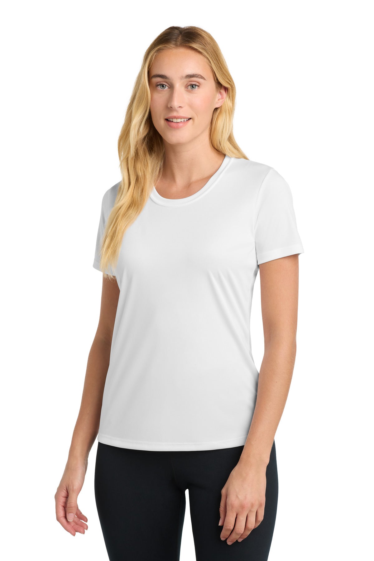 Sport-Tek Women's PosiCharge Competitor Tee LST350 - White - Front