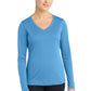 Sport-Tek ®  Women's Long Sleeve PosiCharge ®  Competitor™ V-Neck Tee. LST353LS
