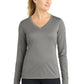 Sport-Tek ®  Women's Long Sleeve PosiCharge ®  Competitor™ V-Neck Tee. LST353LS