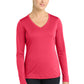 Sport-Tek ®  Women's Long Sleeve PosiCharge ®  Competitor™ V-Neck Tee. LST353LS