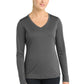 Sport-Tek ®  Women's Long Sleeve PosiCharge ®  Competitor™ V-Neck Tee. LST353LS