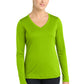 Sport-Tek ®  Women's Long Sleeve PosiCharge ®  Competitor™ V-Neck Tee. LST353LS