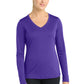 Sport-Tek ®  Women's Long Sleeve PosiCharge ®  Competitor™ V-Neck Tee. LST353LS
