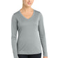 Sport-Tek ®  Women's Long Sleeve PosiCharge ®  Competitor™ V-Neck Tee. LST353LS