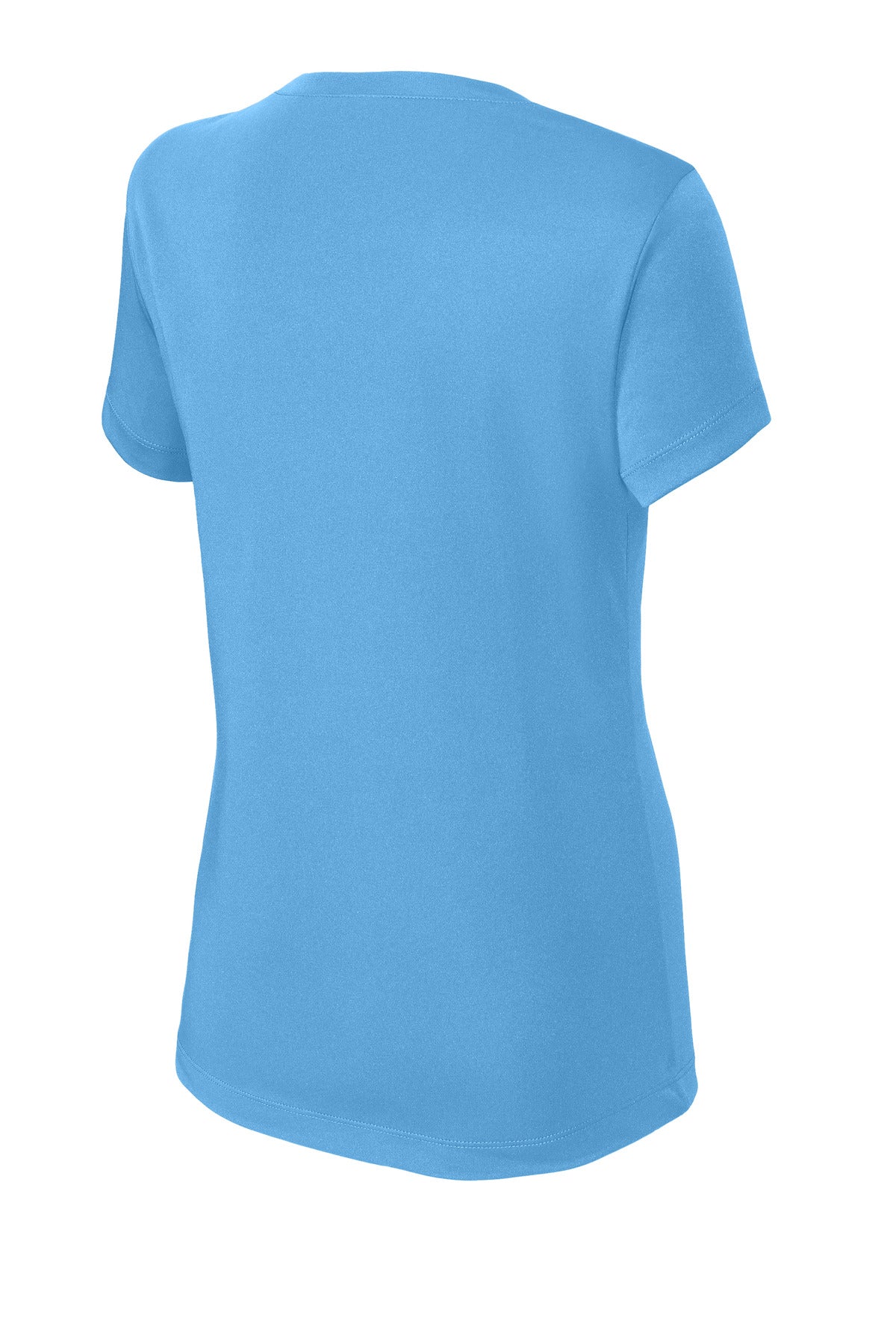Sport-Tek Women's PosiCharge Competitor V-Neck Tee LST353 - Carolina Blue - Back (flat)