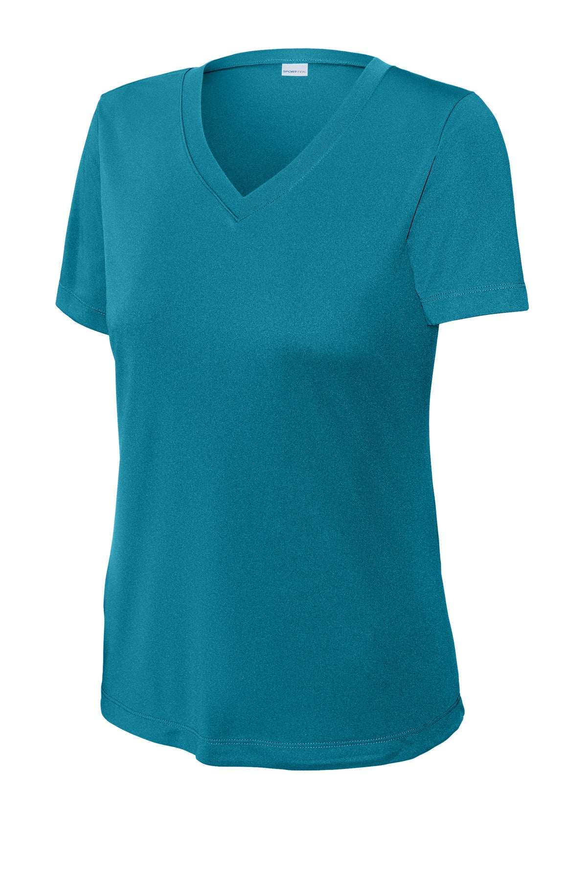 Sport-Tek Women's PosiCharge Competitor V-Neck Tee LST353 - Tropic Blue - Front (flat)