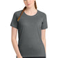 Sport-Tek  ®  Women's PosiCharge  ®  Tri-Blend Wicking Scoop Neck Raglan Tee. LST400