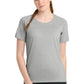 Sport-Tek  ®  Women's PosiCharge  ®  Tri-Blend Wicking Scoop Neck Raglan Tee. LST400