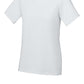 Sport-Tek Women's PosiCharge Tri-Blend Wicking Scoop Neck Raglan Tee LST400 - White Triad Solid - Front (flat)