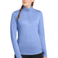 Sport-Tek  ®  Women's PosiCharge  ®  Tri-Blend Wicking 1/4-Zip Pullover. LST407