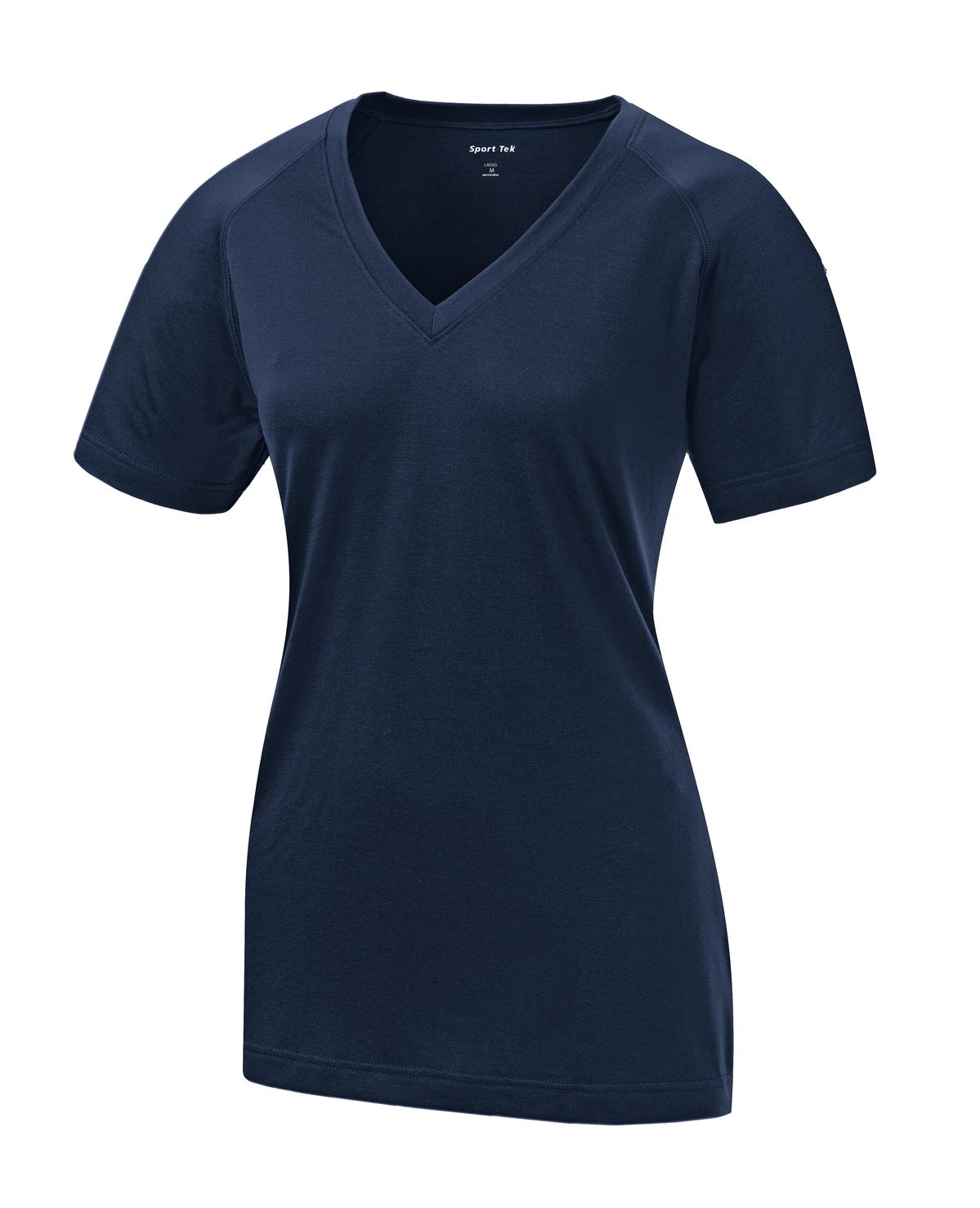 Sport-Tek Women's Ultimate Performance V-Neck LST700 - True Navy - Front (flat)